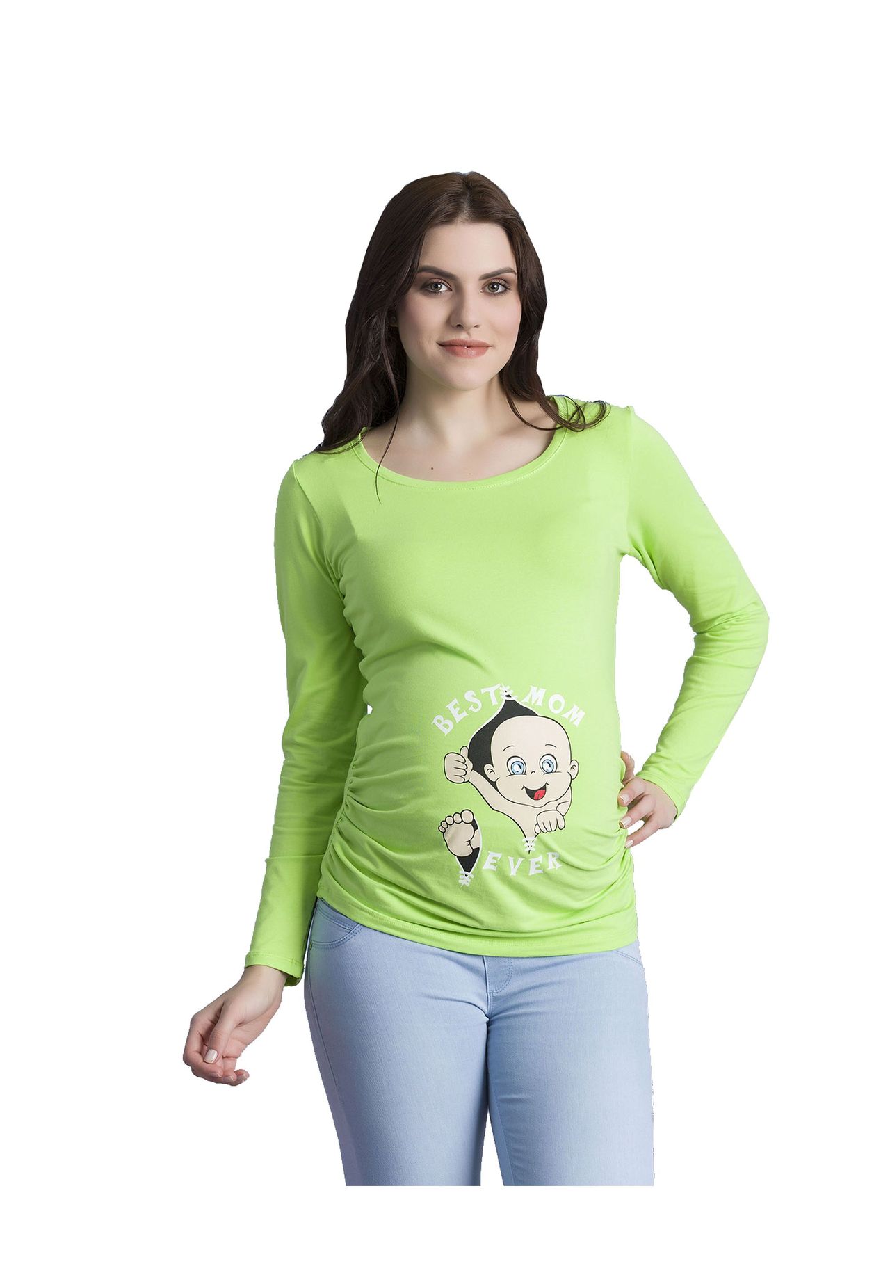 Рубашка для беременных с длинными рукавами и мотивом Best Mom Ever M.M.C., светло-зеленый
Рубашка для беременных с длинными рукавами и мотивом Best Mom Ever M.M.C., светло-зеленый