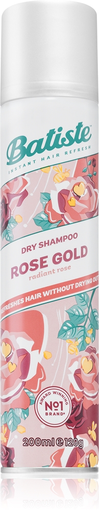 Освежающий, впитывающий жир сухой шампунь цвета розового золота Batiste, 200 мл
Освежающий, впитывающий жир сухой шампунь цвета розового золота Batiste, 200 мл