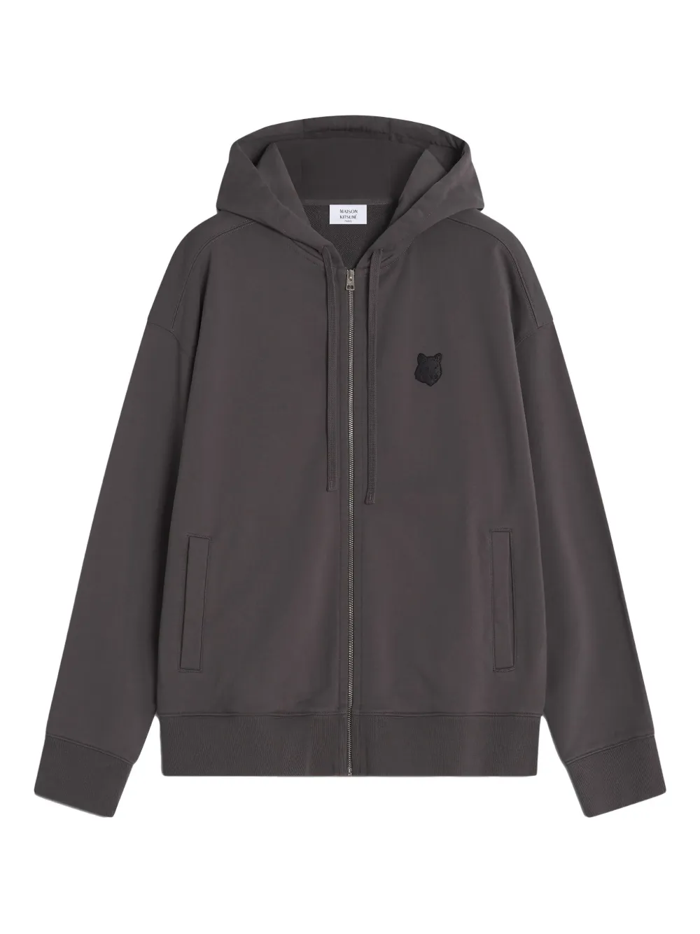 Худи на молнии с нашивкой-логотипом Maison Kitsuné, серый
Худи на молнии с нашивкой-логотипом Maison Kitsuné, серый