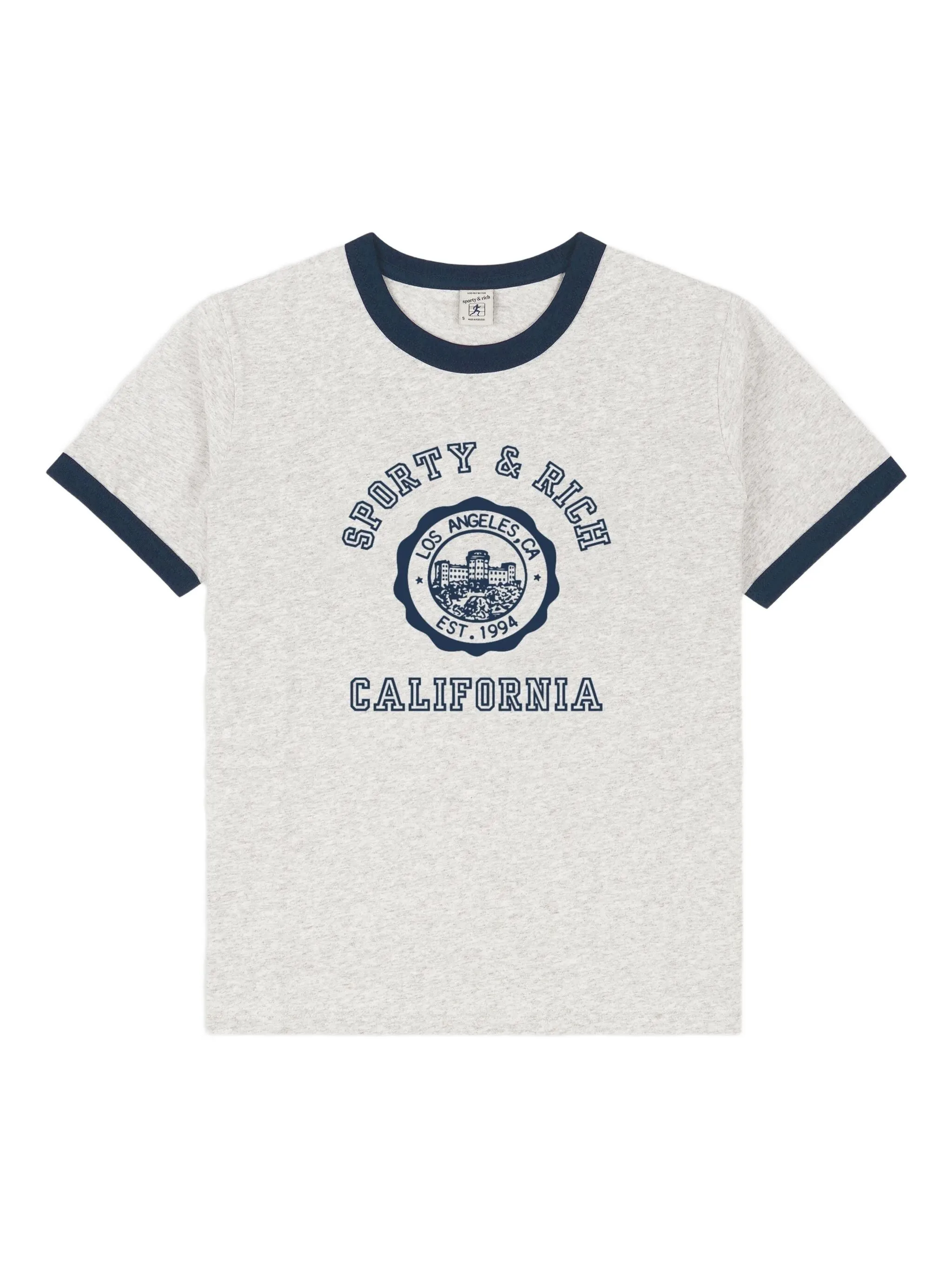 Футболка с графичным принтом Sporty & Rich, серый
Футболка с графичным принтом Sporty & Rich, серый