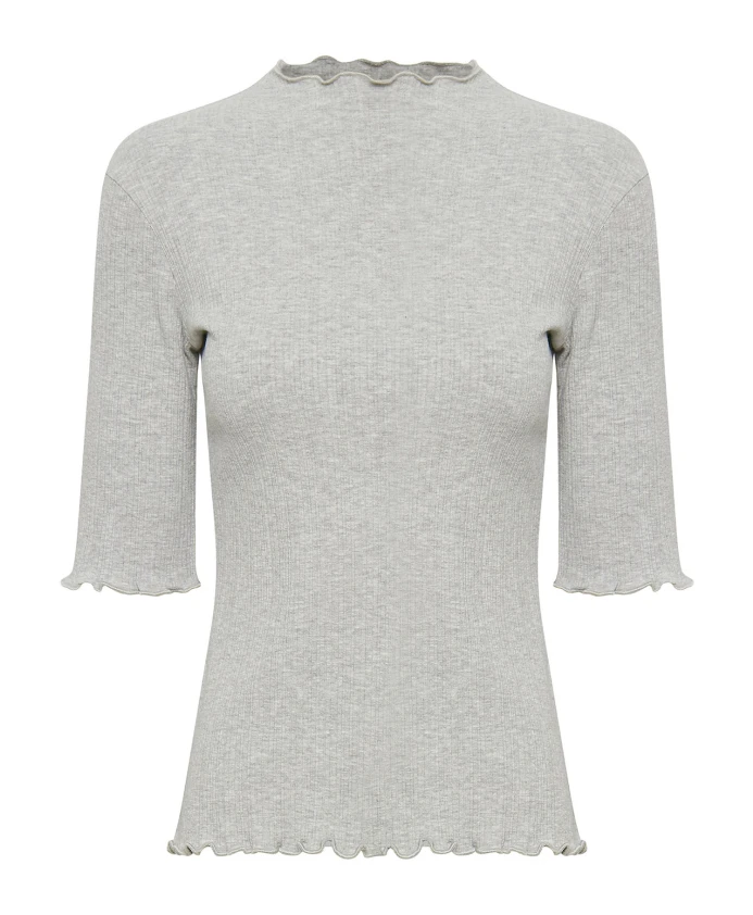 Опалово Меланжевая футболка с короткими рукавами Karen By Simonsen, серый
Опалово Меланжевая футболка с короткими рукавами Karen By Simonsen, серый