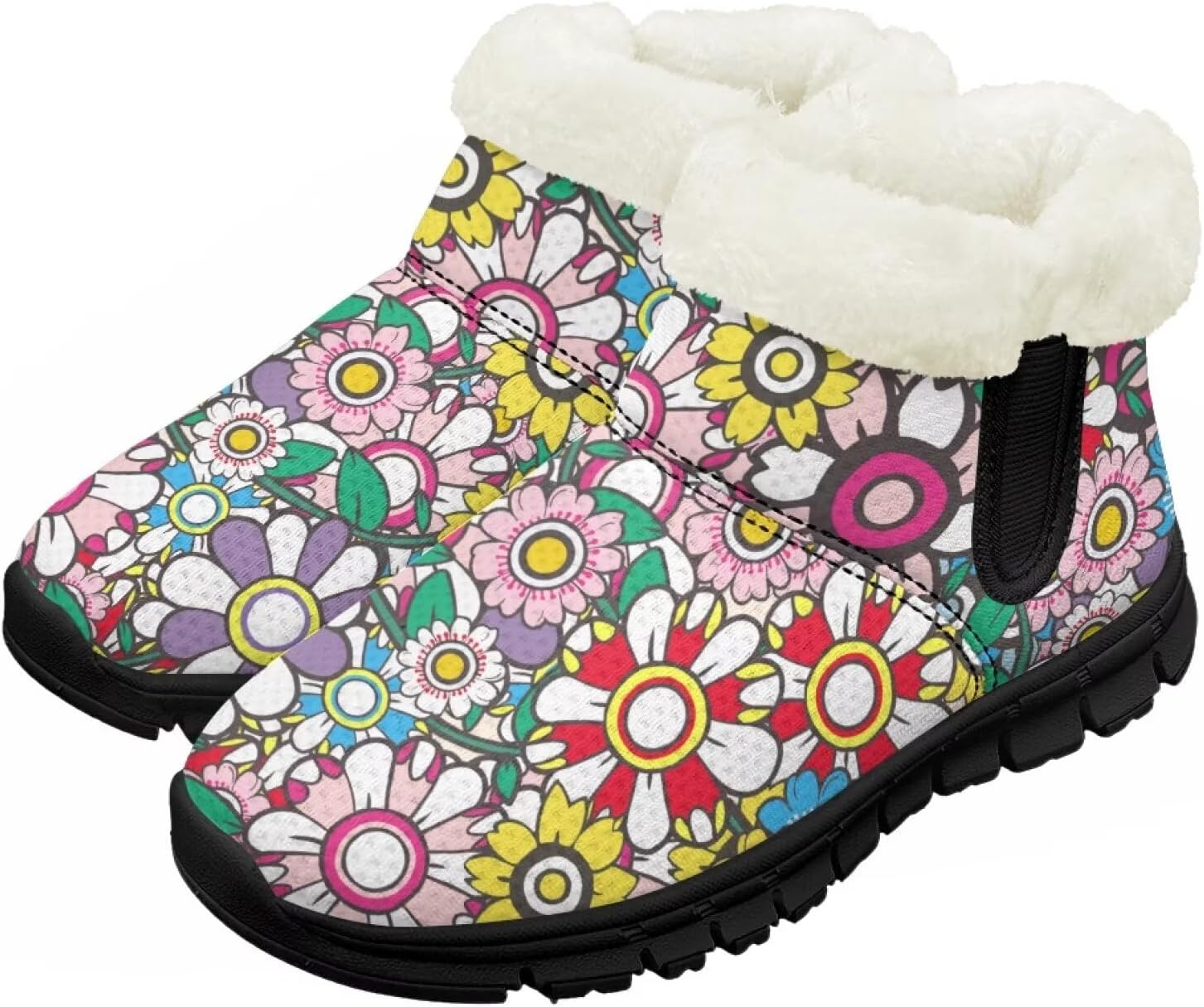 Детские зимние ботинки для мальчиков и девочек, обувь для холодной погоды, прогулочные, с нескользящей подошвой, утепленные мини-ботинки, теплые зимние снежные ботинки Suhoaziia, Colorful Hippie Flower
Детские зимние ботинки для мальчиков и девочек, обувь для холодной погоды, прогулочные, с нескользящей подошвой, утепленные мини-ботинки, теплые зимние снежные ботинки Suhoaziia, Colorful Hippie Flower