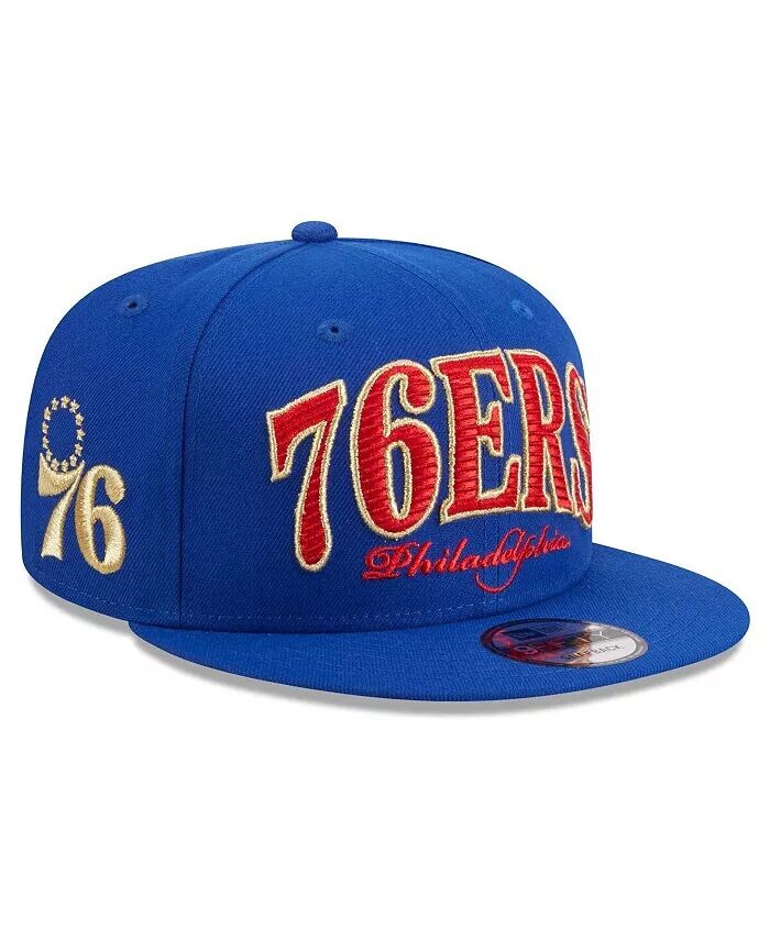 Мужская кепка Snapback Royal Philadelphia 76ers Golden Tall Text 9FIFTY New Era, синий
Мужская кепка Snapback Royal Philadelphia 76ers Golden Tall Text 9FIFTY New Era, синий