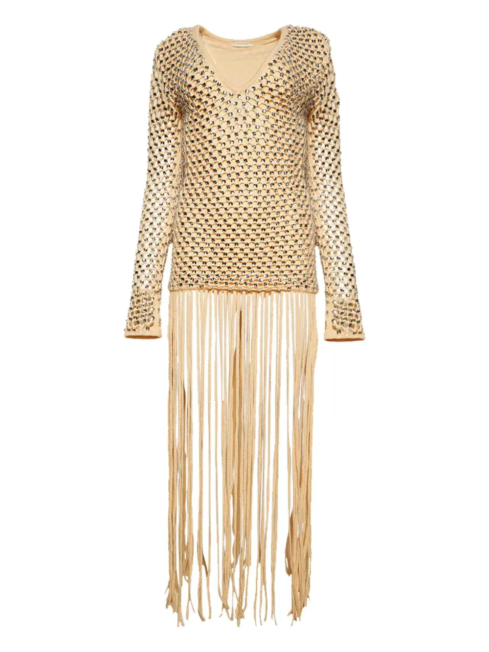 Платье макси с пайетками и бахромой diotima, нейтральный
Платье макси с пайетками и бахромой diotima, нейтральный