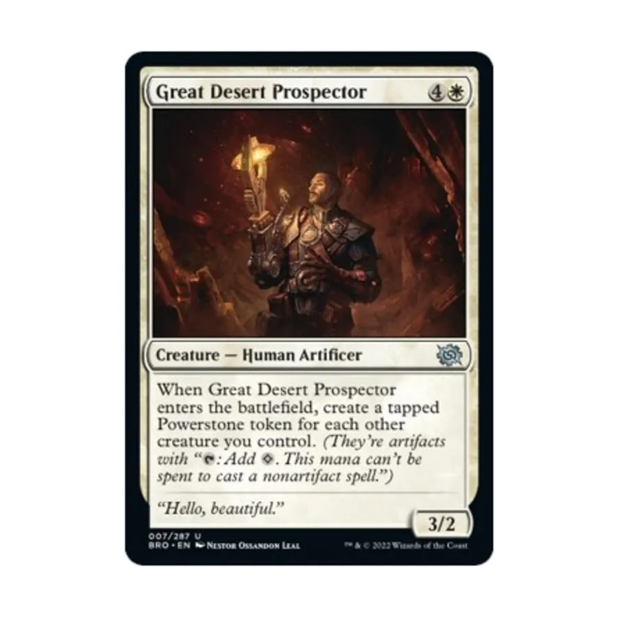 CCG Великий исследователь пустыни (U), MTG - The Brothers War
CCG Великий исследователь пустыни (U), MTG - The Brothers War