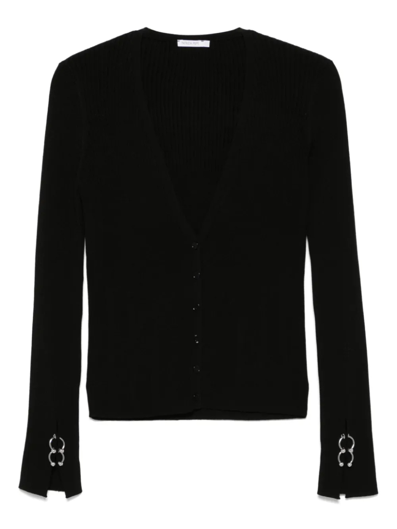 Кардиган в рубчик Patrizia Pepe, черный
Кардиган в рубчик Patrizia Pepe, черный