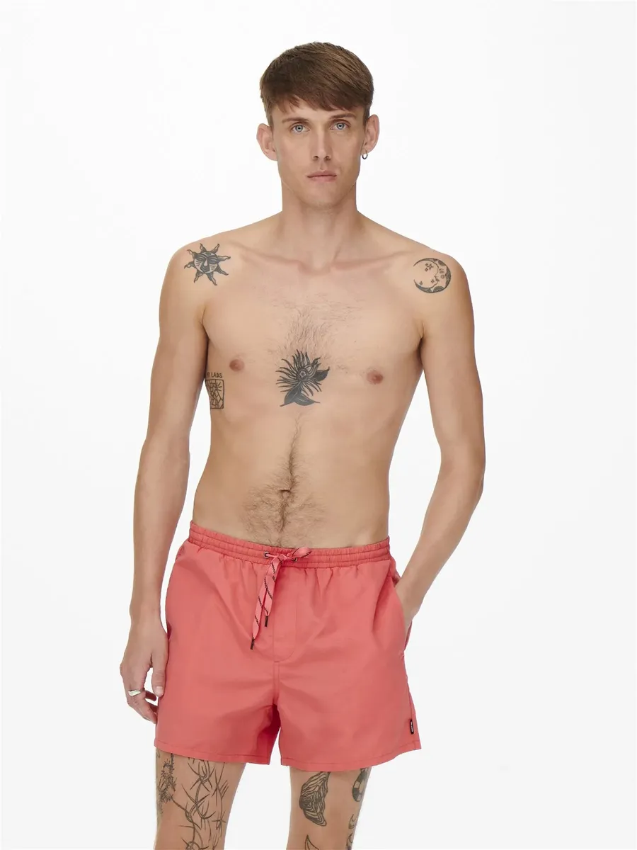 Шорты для плавания ONLY & SONS "ONSTED LIFE SWIM SHORT GW 1832", цвет Porcelain Rose
Шорты для плавания ONLY & SONS "ONSTED LIFE SWIM SHORT GW 1832", цвет Porcelain Rose