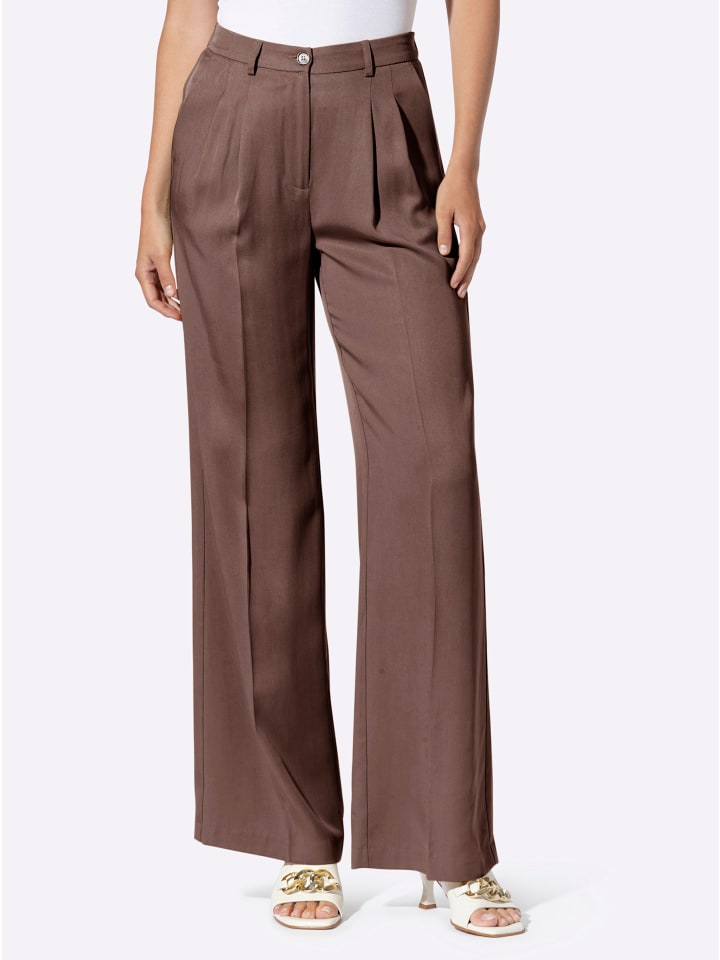 Heine Тканые брюки шоколадного цвета
Heine Тканые брюки шоколадного цвета