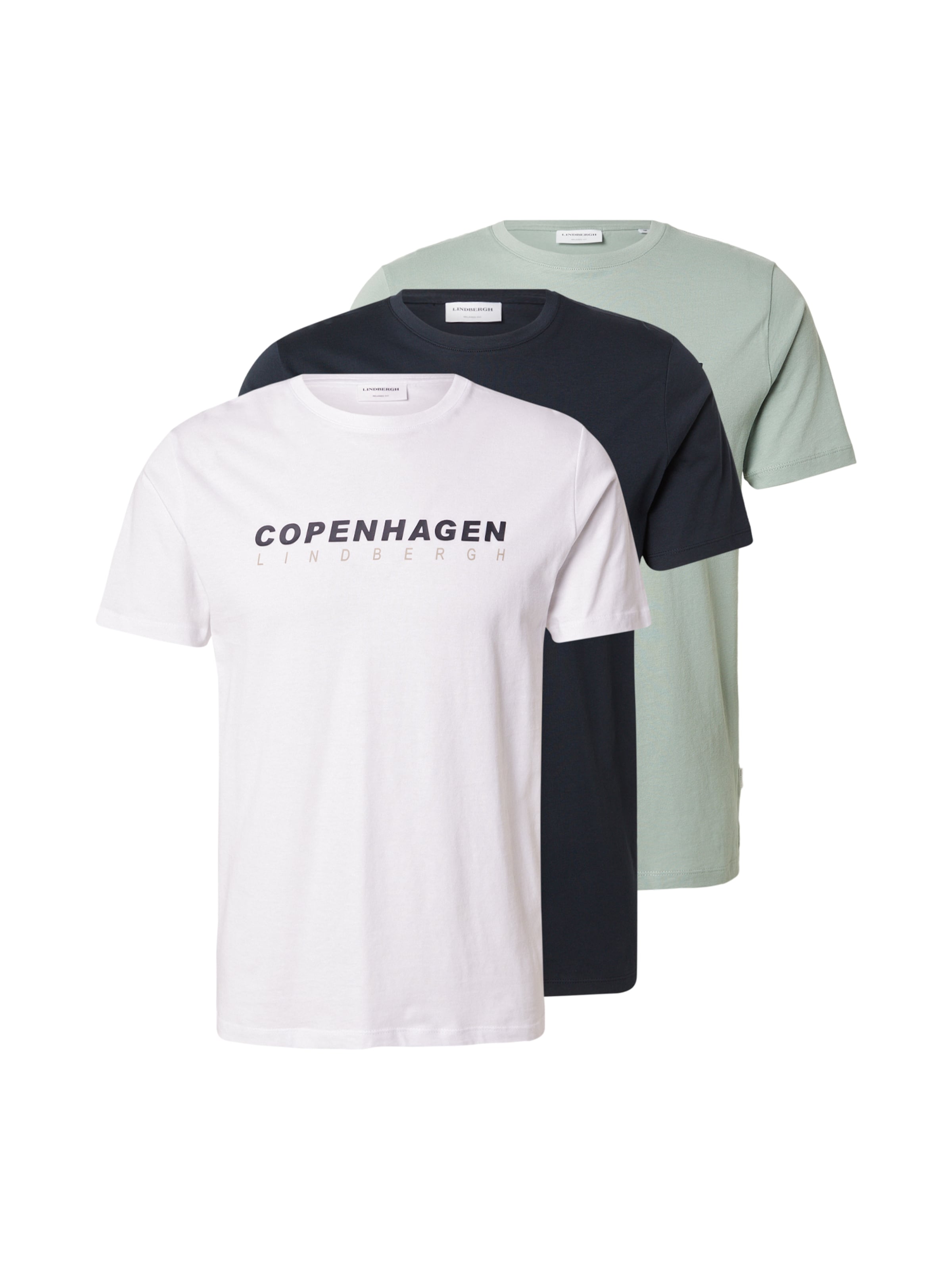 Lindbergh Футболка в темно-синем, пастельно-зеленом, белом цветах
Lindbergh Футболка в темно-синем, пастельно-зеленом, белом цветах