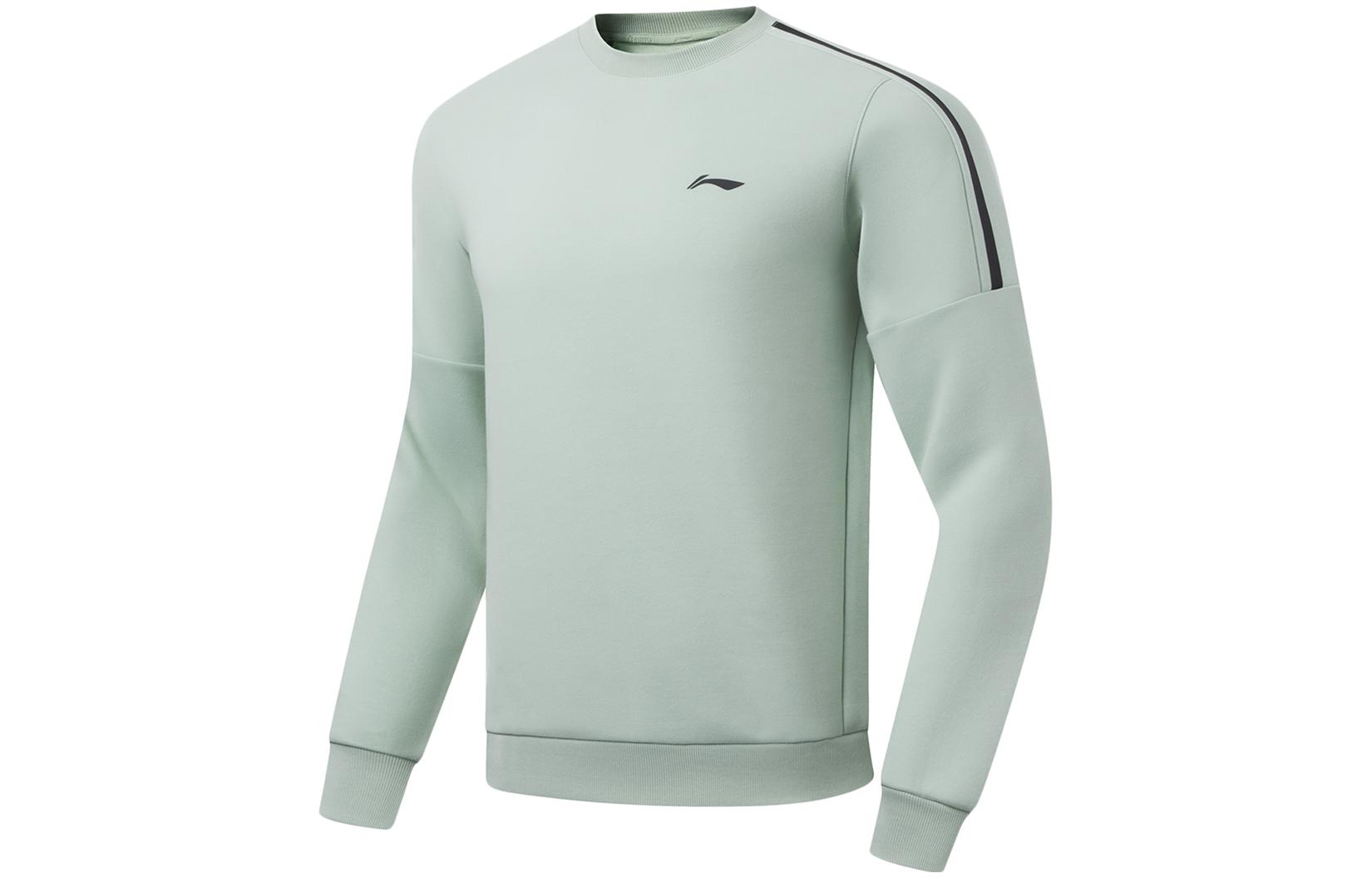 LINING Фитнес-серия толстовка мужская water gray green
LINING Фитнес-серия толстовка мужская water gray green