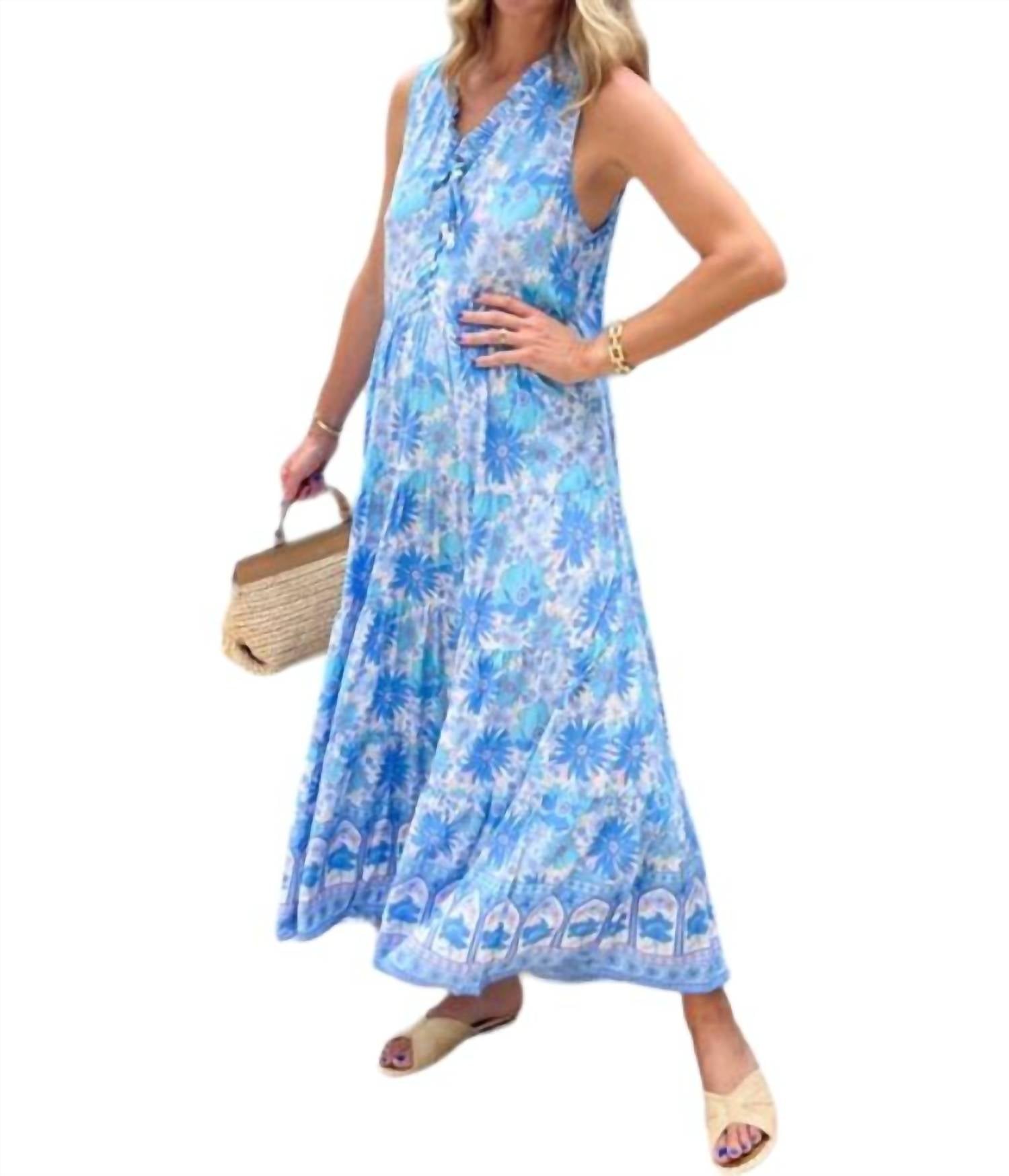 Платье Kaia в цвете сине-сиреневый Walker & Wade 
Платье Kaia в цвете сине-сиреневый Walker & Wade