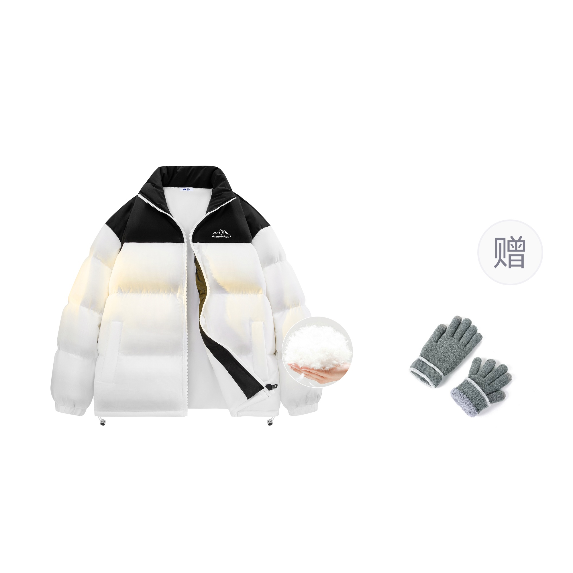 WARRIOR Пуховик Unisex из коллекции Huichao Riding The Wind, White
WARRIOR Пуховик Unisex из коллекции Huichao Riding The Wind, White