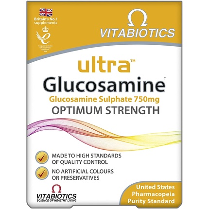 Ультра Глюкозамин 750 мг 60 таблеток Vitabiotics
Ультра Глюкозамин 750 мг 60 таблеток Vitabiotics
