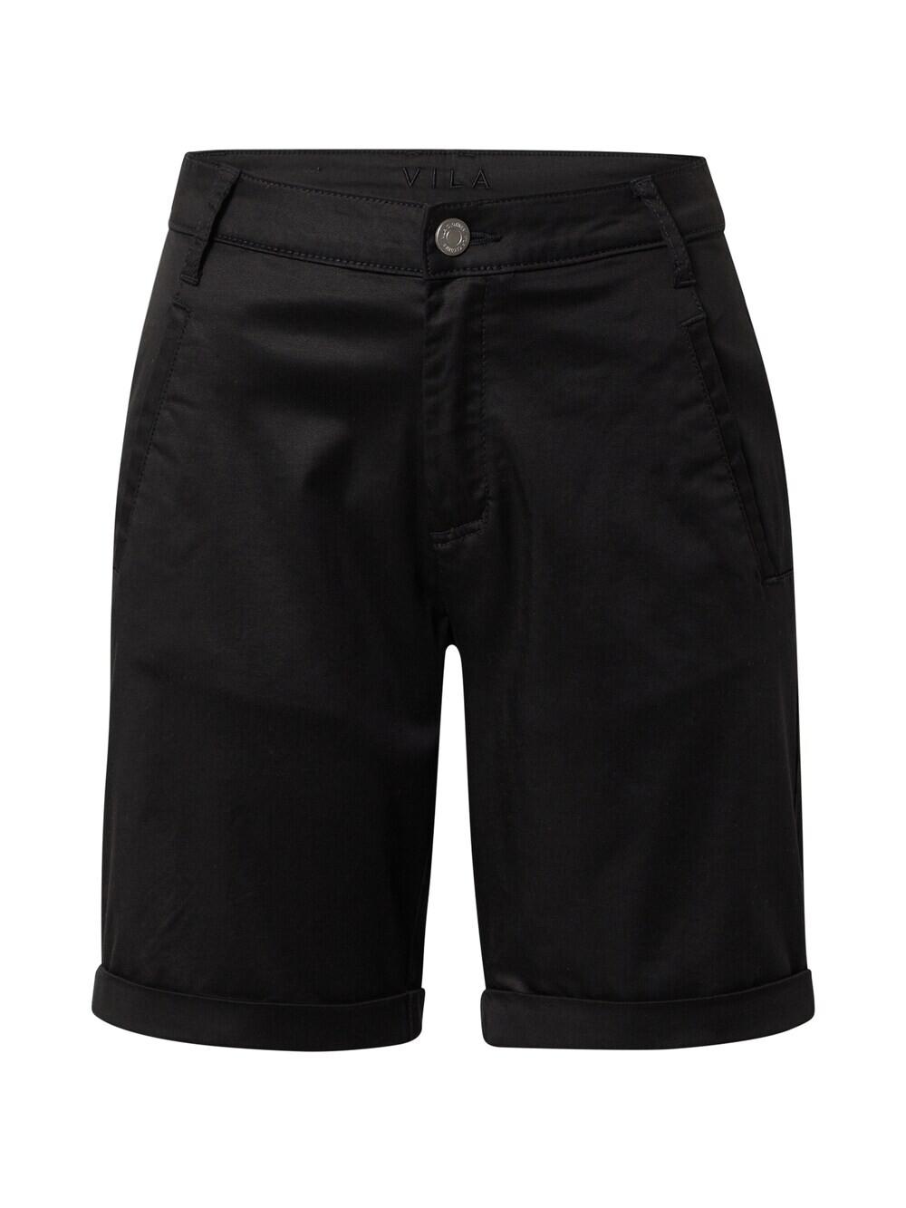 Обычные брюки VILA, черный
Обычные брюки VILA, черный