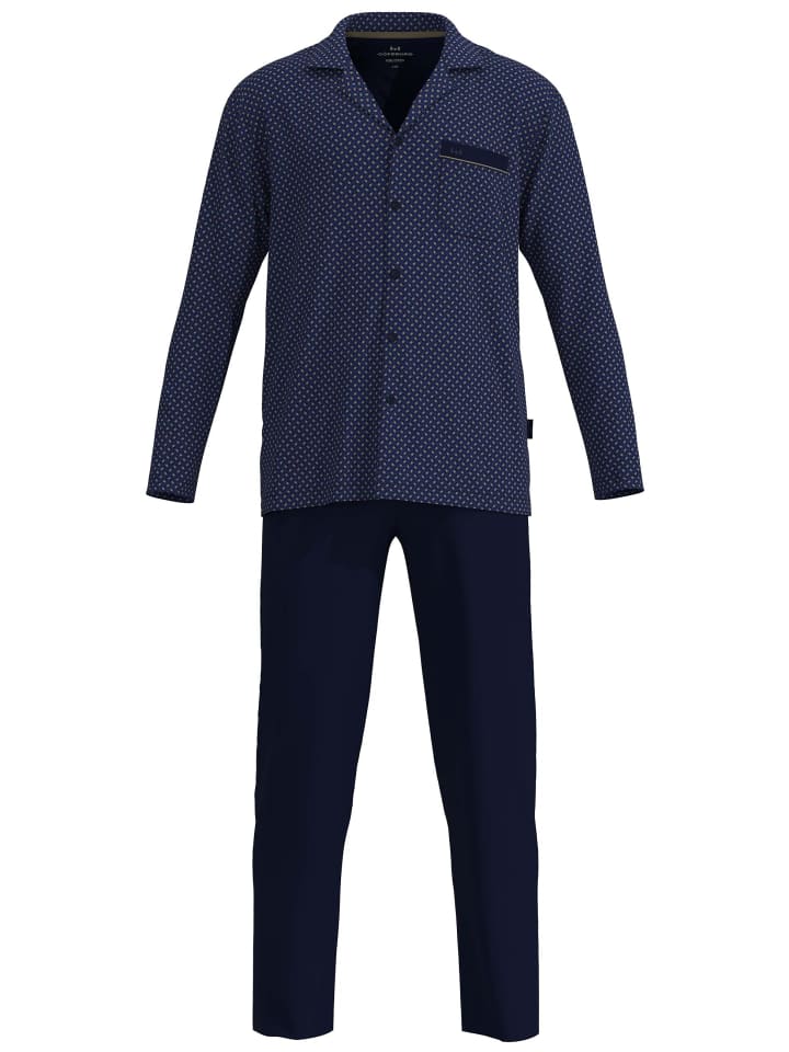 Götzburg Пижама Kos в темно-синем минималистичном стиле
Götzburg Пижама Kos в темно-синем минималистичном стиле