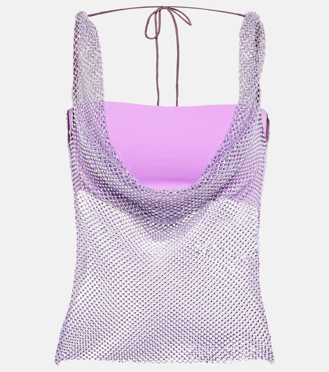 Топ из украшенной сетки Giuseppe di Morabito, фиолетовый
Топ из украшенной сетки Giuseppe di Morabito, фиолетовый