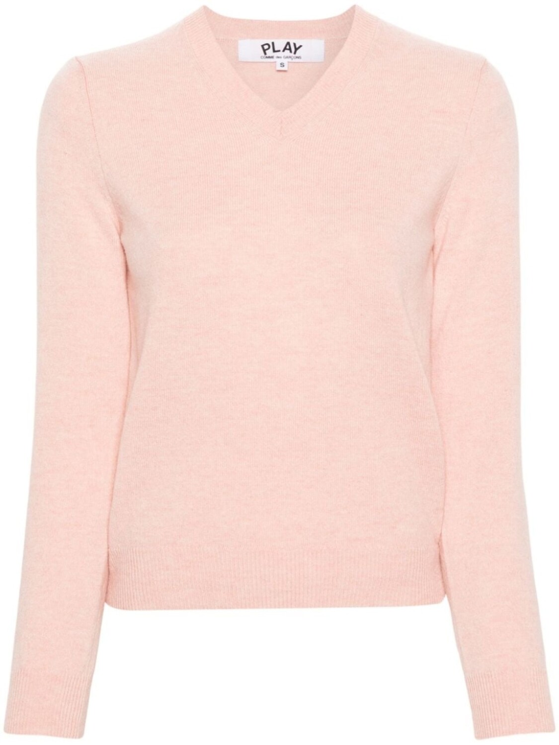 Comme Des Garçons Play шерстяной джемпер с логотипом, розовый
Comme Des Garçons Play шерстяной джемпер с логотипом, розовый