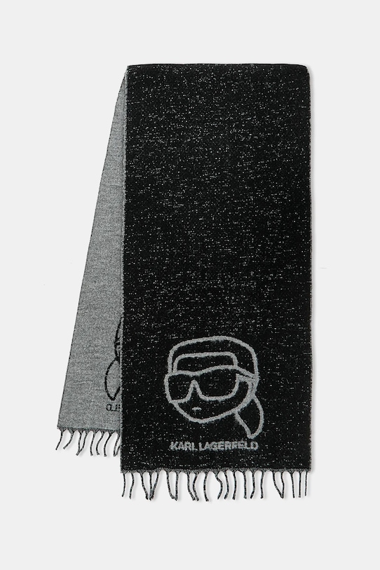 Шерстяной шарф IKON Karl Lagerfeld, черный
Шерстяной шарф IKON Karl Lagerfeld, черный