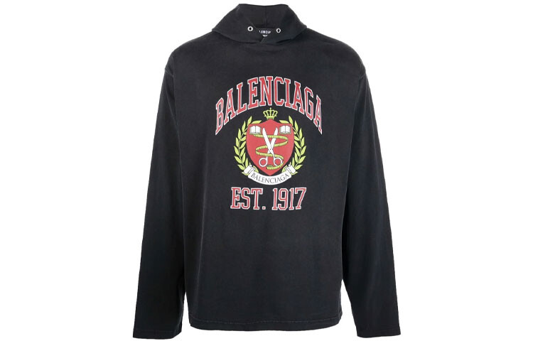 Толстовка мужская Balenciaga Est.1917, черный
Толстовка мужская Balenciaga Est.1917, черный