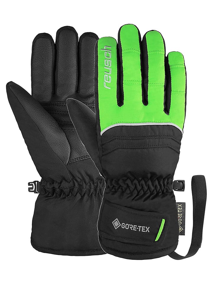 Reusch Функциональные перчатки с пальцами "Teddy GORE-TEX" черно-зеленого цвета
Reusch Функциональные перчатки с пальцами "Teddy GORE-TEX" черно-зеленого цвета
