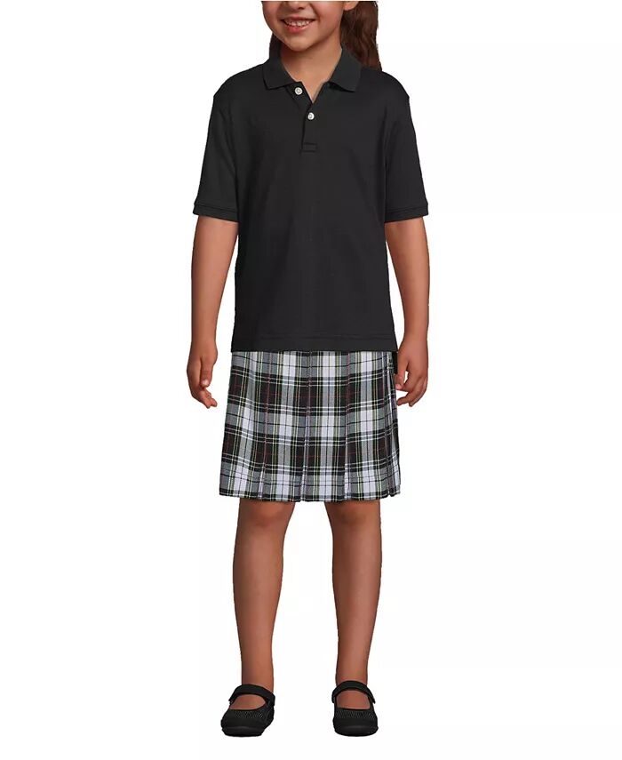 Футболка-поло с коротким рукавом для мальчиков из интерлока Lands' End, черный
Футболка-поло с коротким рукавом для мальчиков из интерлока Lands' End, черный