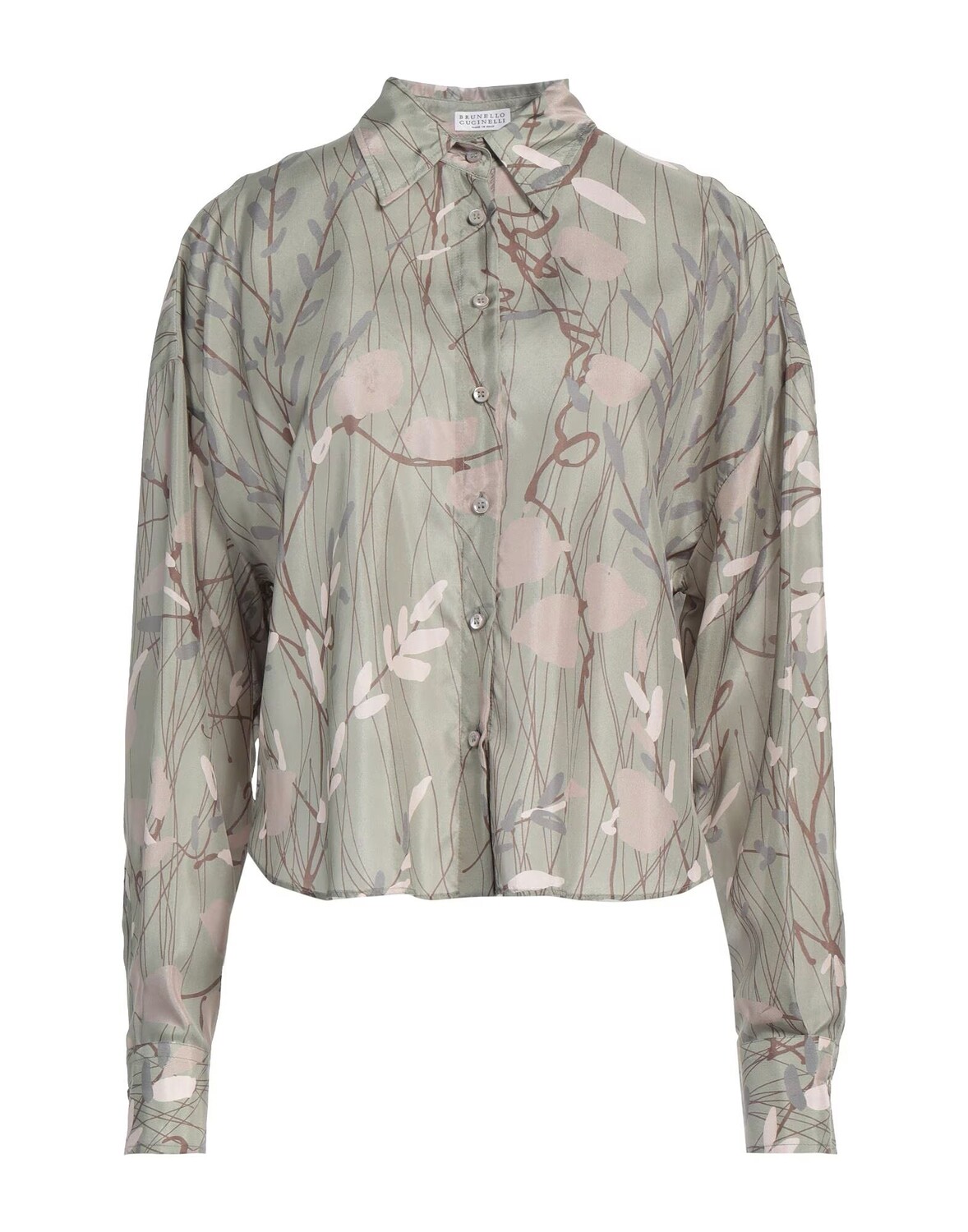 Рубашка Brunello Cucinelli, зеленый
Рубашка Brunello Cucinelli, зеленый