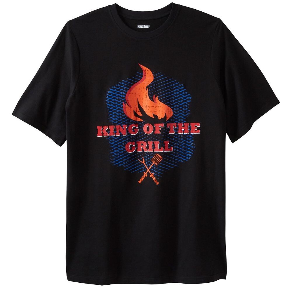 Мужская футболка с надписью Kingsize Big & Tall с рисунком KingSize, цвет Grill King
Мужская футболка с надписью Kingsize Big & Tall с рисунком KingSize, цвет Grill King