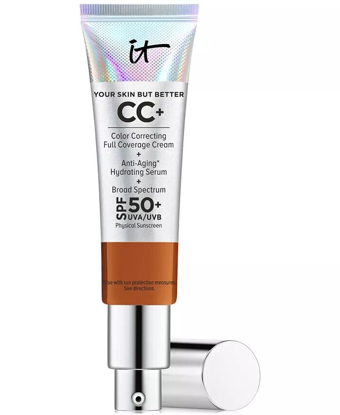 CC+ Крем с SPF 50+ It Cosmetics, цвет Rich Honey
CC+ Крем с SPF 50+ It Cosmetics, цвет Rich Honey