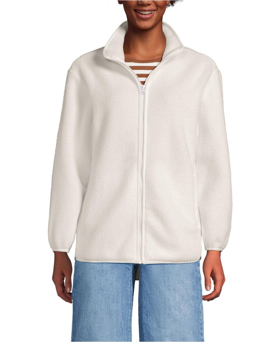 Женская уютная флисовая куртка с высоким ворсом и застежкой-молнией Lands' End, Ivory
Женская уютная флисовая куртка с высоким ворсом и застежкой-молнией Lands' End, Ivory
