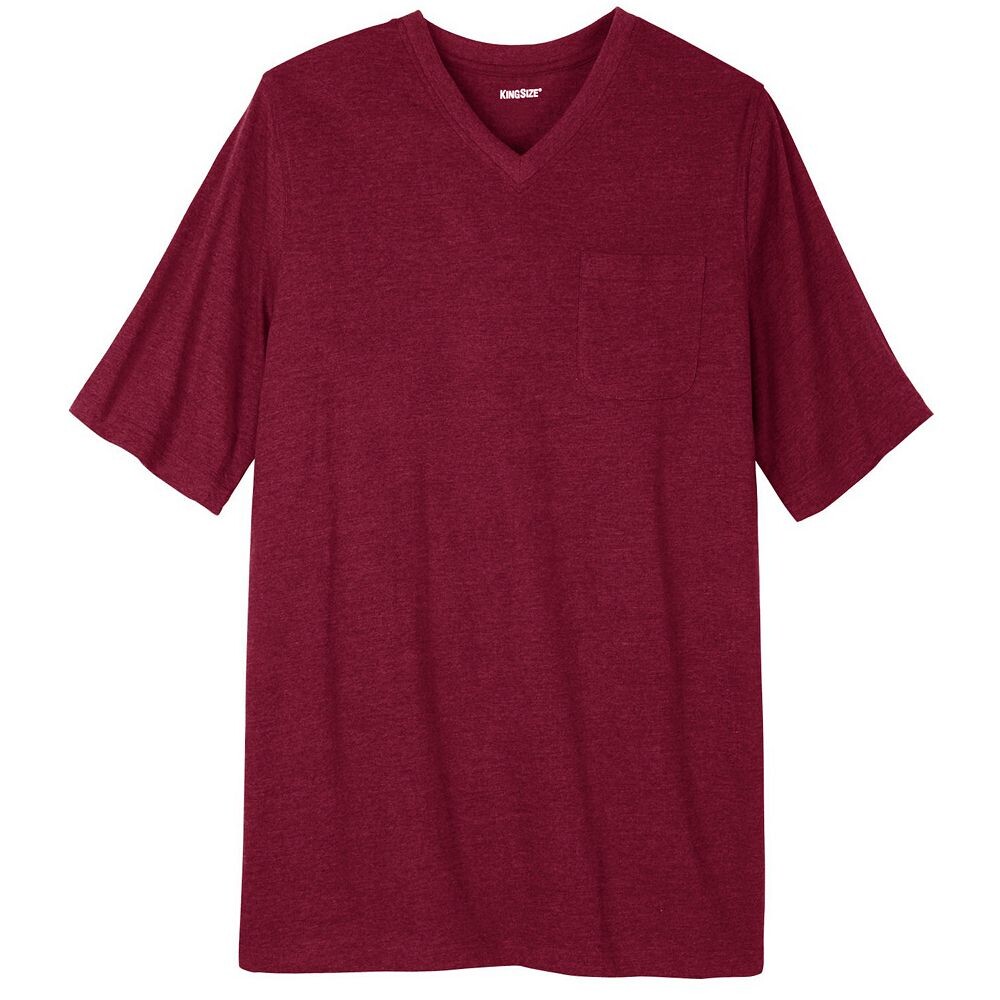 Мужская легкая футболка Kingsize Big & Tall без усадки, удлиненная с v-образным вырезом KingSize, цвет Rich Burgundy
Мужская легкая футболка Kingsize Big & Tall без усадки, удлиненная с v-образным вырезом KingSize, цвет Rich Burgundy