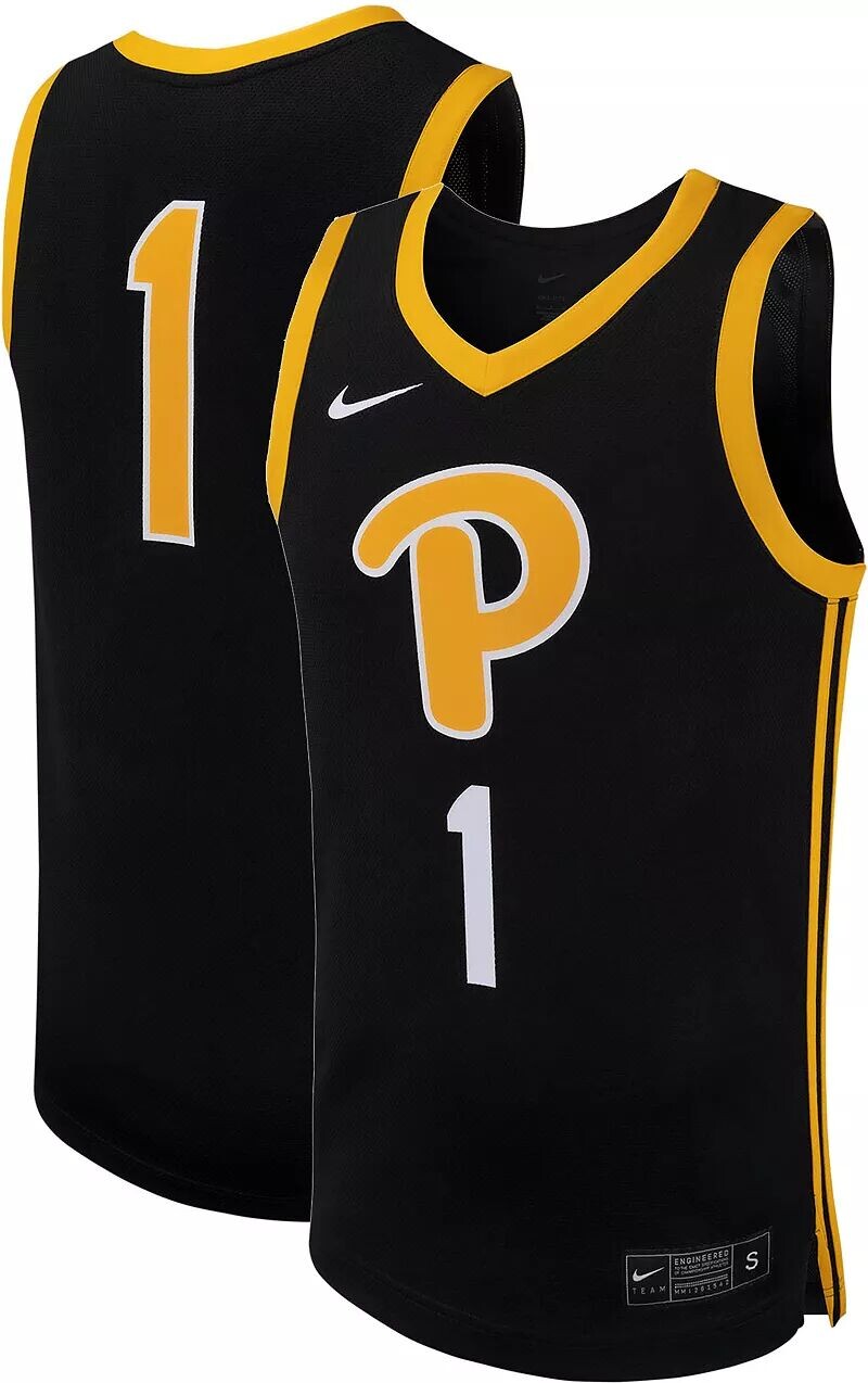 Мужская мужская баскетбольная майка Nike Pitt Panthers #1, альтернативная копия, черная
Мужская мужская баскетбольная майка Nike Pitt Panthers #1, альтернативная копия, черная