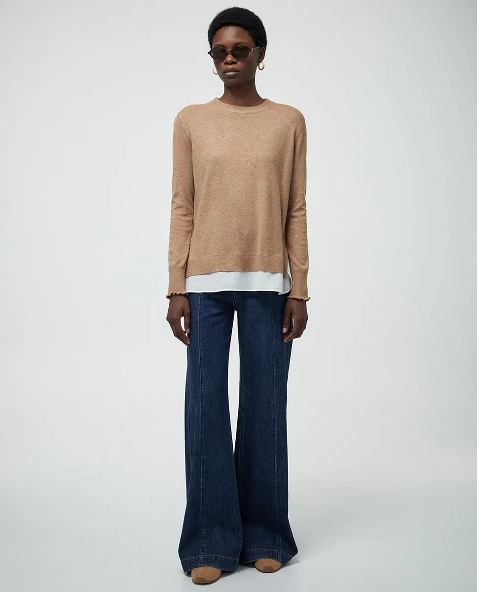 Джемпер из трикотажа с низкой плотностью Sfera, песочный
Джемпер из трикотажа с низкой плотностью Sfera, песочный