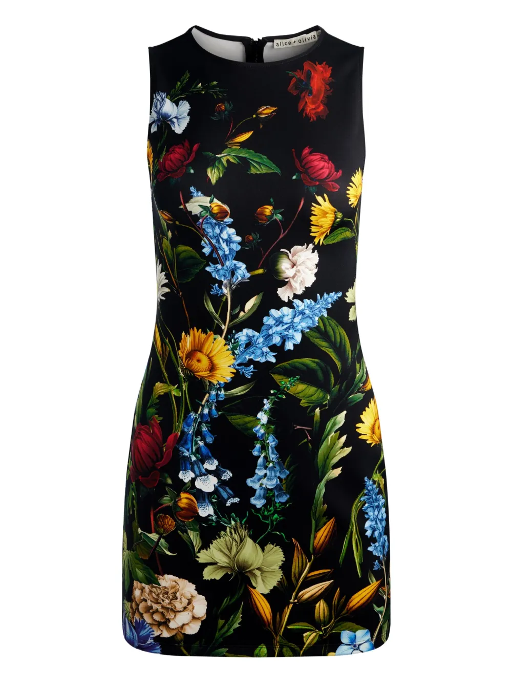 Мини-платье А-силуэта с цветочным принтом alice + olivia, черный
Мини-платье А-силуэта с цветочным принтом alice + olivia, черный