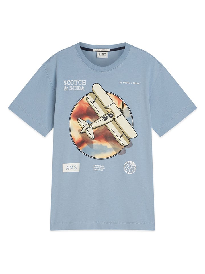 Scotch & Soda Светло-голубая футболка
Scotch & Soda Светло-голубая футболка