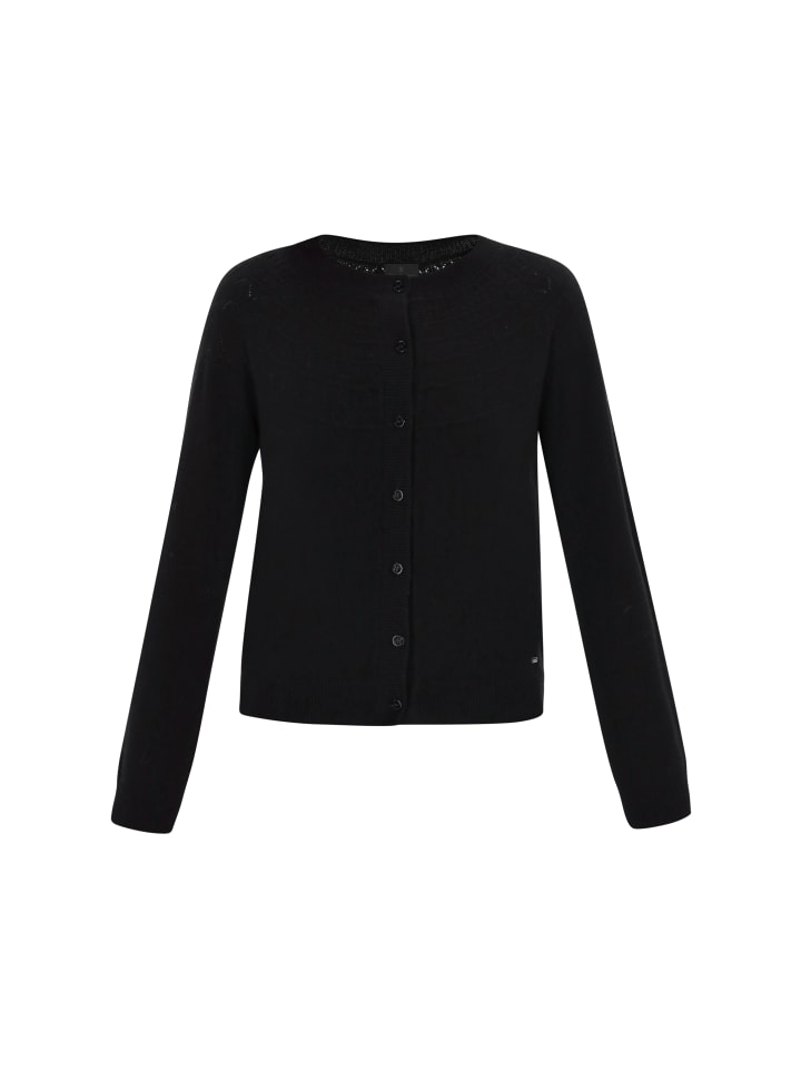 Женский кардиган черного цвета DreiMaster
Женский кардиган черного цвета DreiMaster