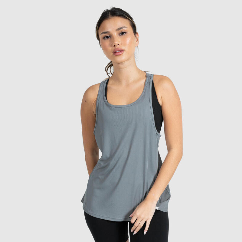 Женская майка Tessie темно-серая для спорта и отдыха SMILODOX, цвет grau 
Женская майка Tessie темно-серая для спорта и отдыха SMILODOX, цвет grau