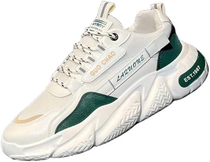 Мужские стильные кроссовки Hhhchpm с контрастной отделкой для скейтборда, удобные, нескользящие, прочные с толстой подошвой, подходят для активного отдыха на открытом воздухе, бежевый
Мужские стильные кроссовки Hhhchpm с контрастной отделкой для скейтборда, удобные, нескользящие, прочные с толстой подошвой, подходят для активного отдыха на открытом воздухе, бежевый