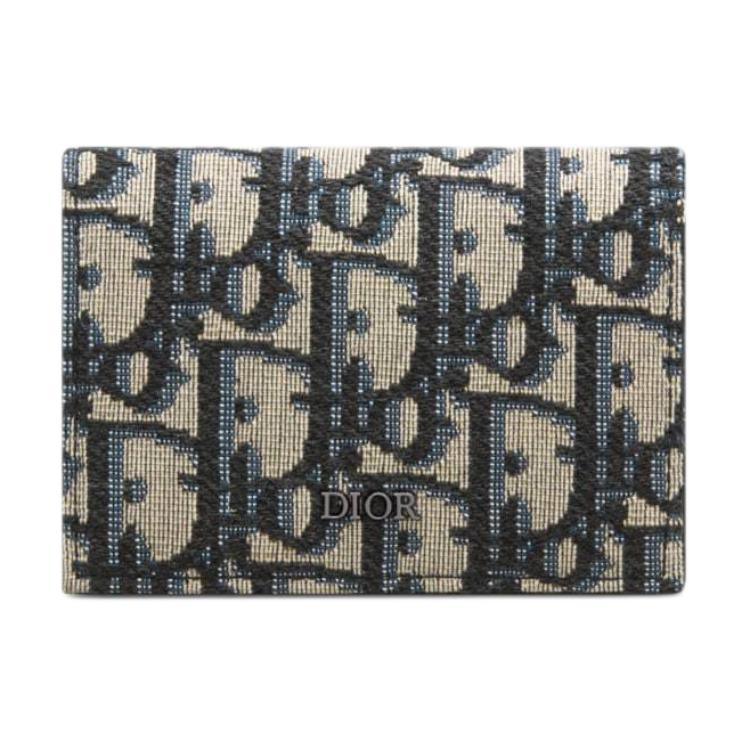 DIOR Джакардовый кошелек Unisex Beige & Black
DIOR Джакардовый кошелек Unisex Beige & Black