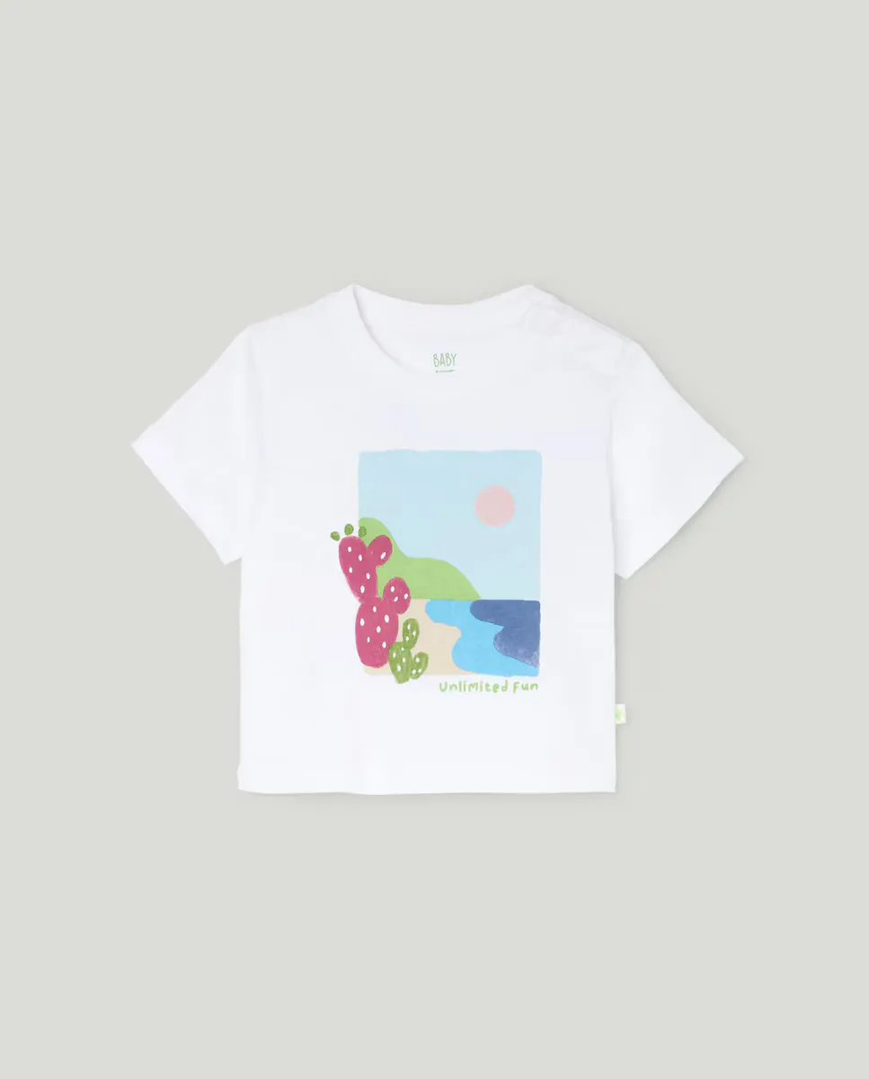 Детская футболка с короткими рукавами и принтом Baby El Corte Inglés, белый
Детская футболка с короткими рукавами и принтом Baby El Corte Inglés, белый