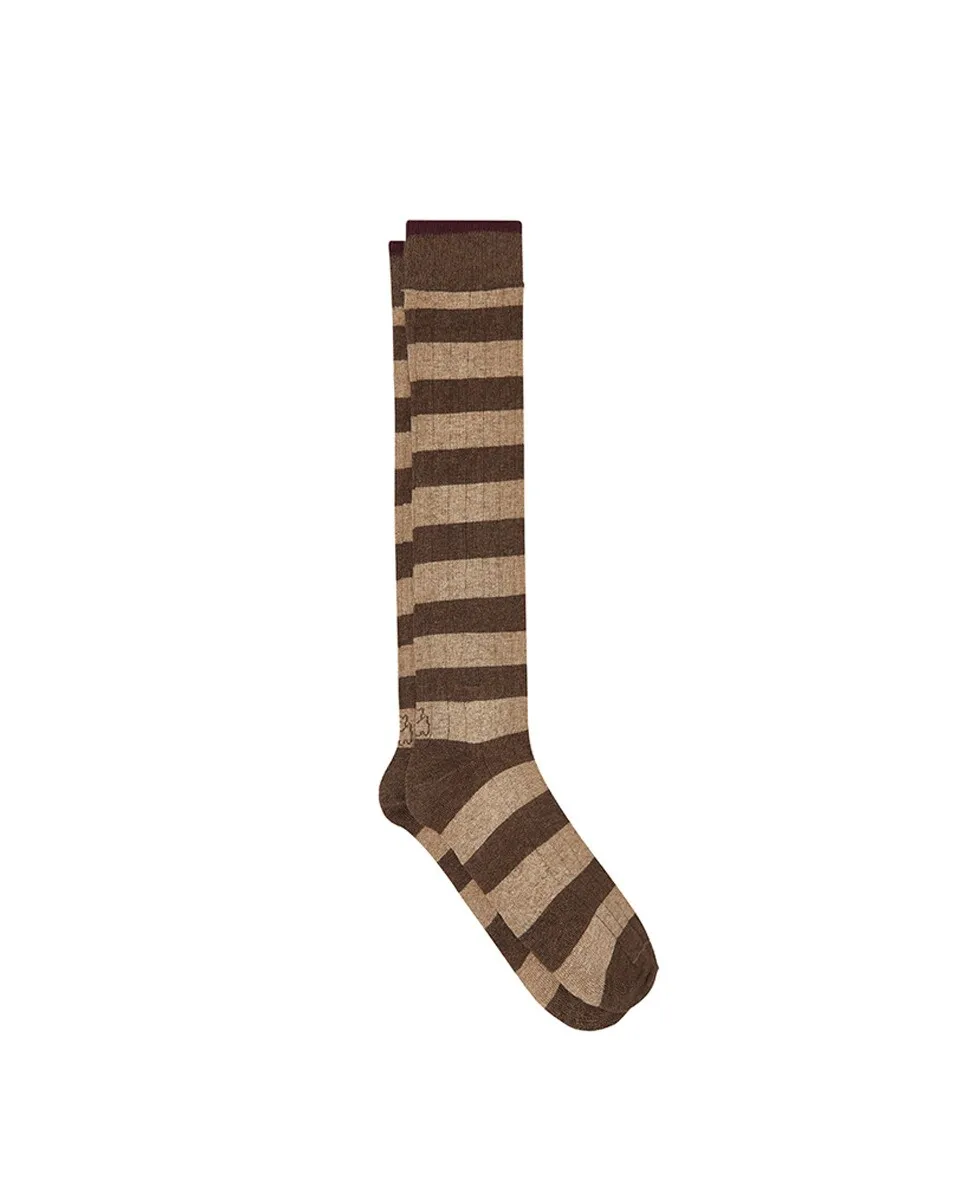 Мужские высокие носки в двухцветную полоску светло-коричневого цвета Kiff-Kiff, коричневый
Мужские высокие носки в двухцветную полоску светло-коричневого цвета Kiff-Kiff, коричневый