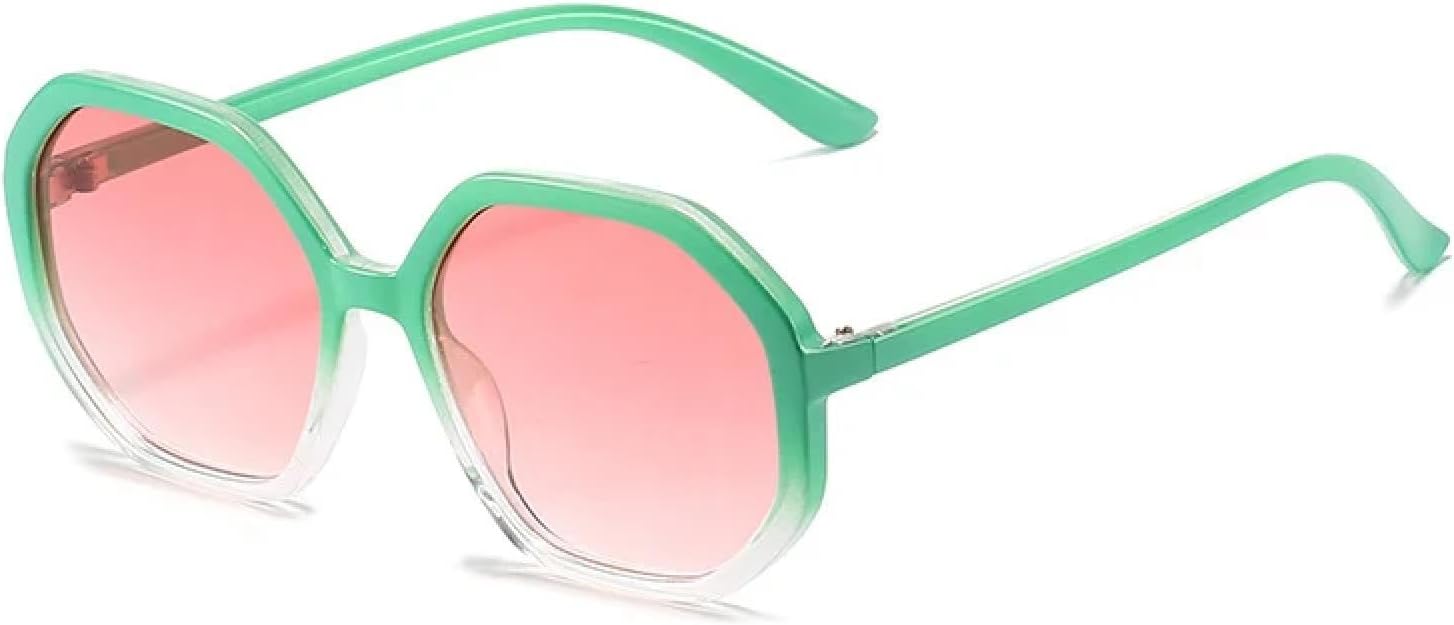 Классические ретро-солнцезащитные очки овальной формы для женщин и мужчин. Модные многоугольные солнцезащитные очки класса люкс для путешествий с защитой от УФ-излучения UV400 TKKTLLT, Green Clear Pink
Классические ретро-солнцезащитные очки овальной формы для женщин и мужчин. Модные многоугольные солнцезащитные очки класса люкс для путешествий с защитой от УФ-излучения UV400 TKKTLLT, Green Clear Pink