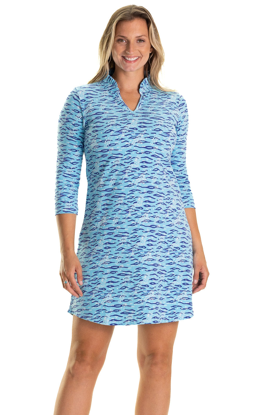 Платье Lillian в Leland Gal Shoreline Duffield Lane, синий/мультиколор
Платье Lillian в Leland Gal Shoreline Duffield Lane, синий/мультиколор