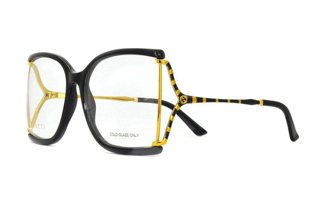 Оправа женская Gucci, черный / золотой 
Оправа женская Gucci, черный / золотой