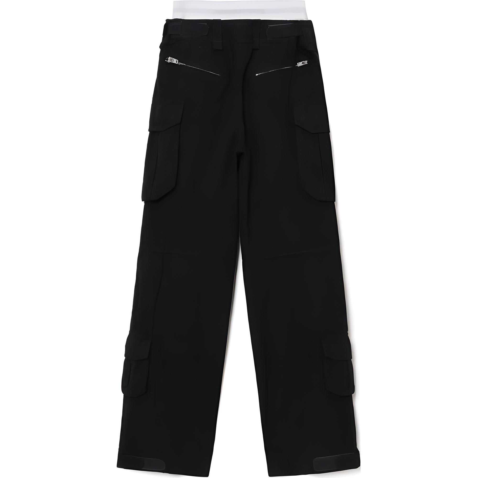 Брюки с логотипом на поясе Alexander Wang, черный
Брюки с логотипом на поясе Alexander Wang, черный