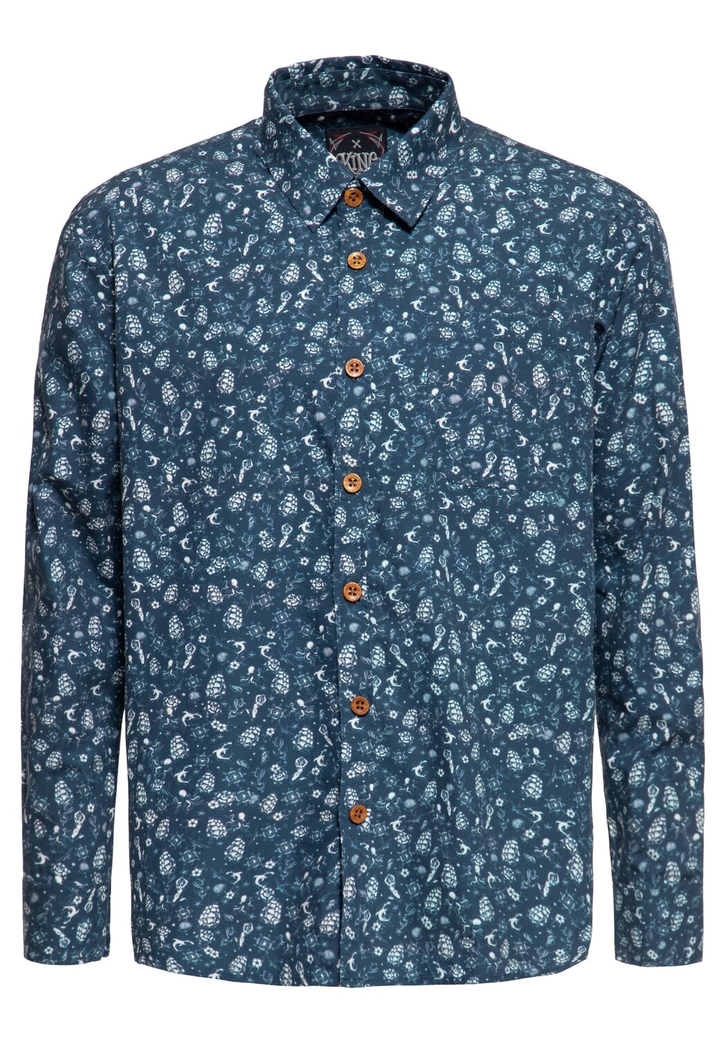 Рубашка King Kerosin King Kerosin Langarm Sailor Tattoos, темно синий
Рубашка King Kerosin King Kerosin Langarm Sailor Tattoos, темно синий