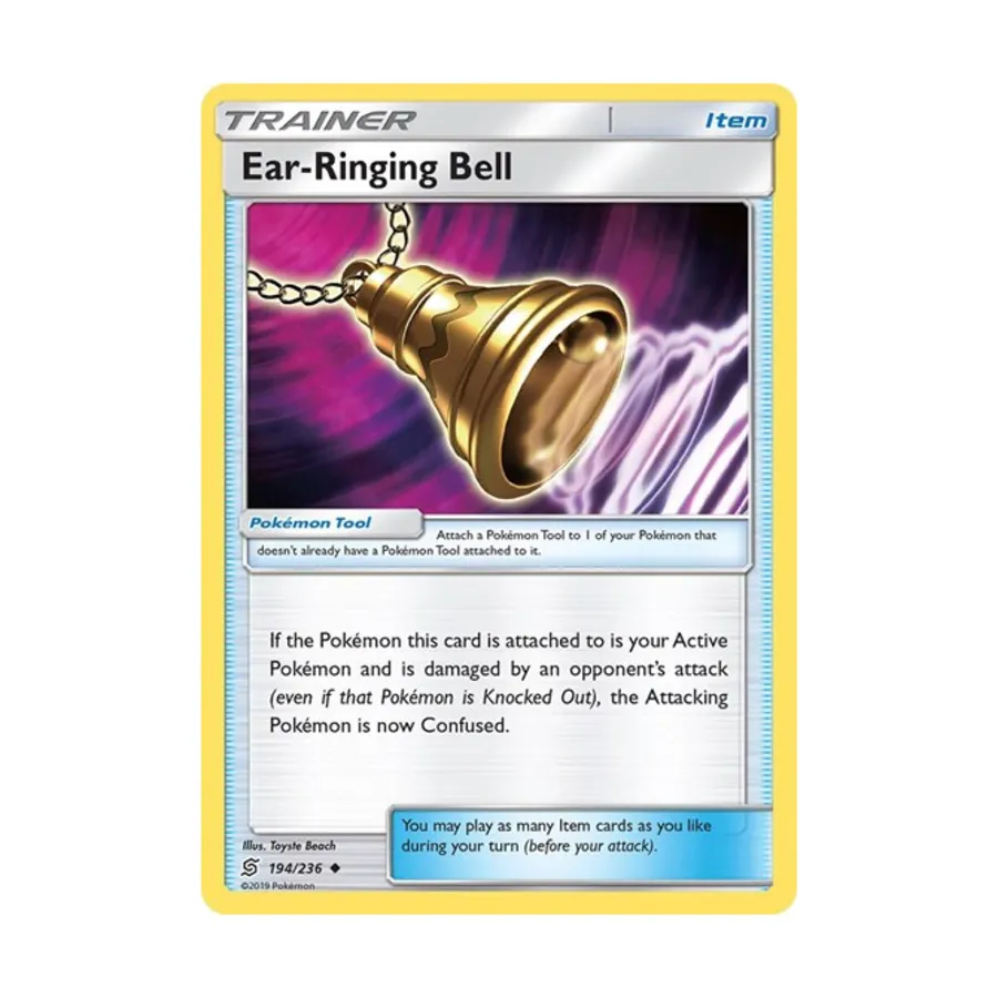 CCG Звонок в уши (U) #194/236, Pokemon - SM - Unified Minds - Singles
CCG Звонок в уши (U) #194/236, Pokemon - SM - Unified Minds - Singles