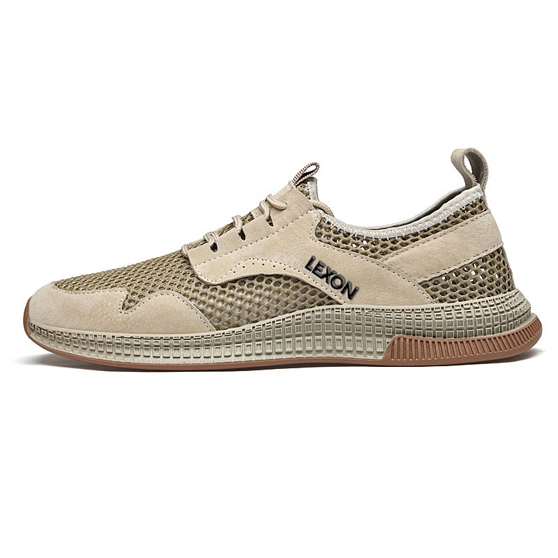 LEXON Мужские легкие повседневные туфли с амортизацией и противоскользящей подошвой на низком ходу - песочный, цвет Sand
LEXON Мужские легкие повседневные туфли с амортизацией и противоскользящей подошвой на низком ходу - песочный, цвет Sand