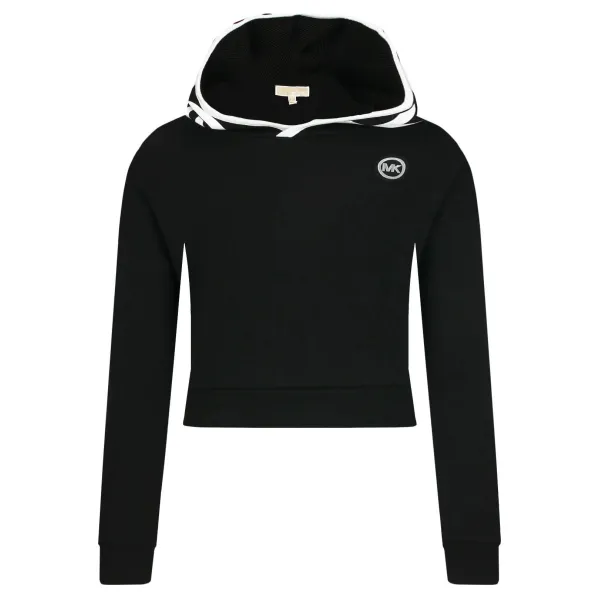 Укороченная толстовка Michael Kors, черный 
Укороченная толстовка Michael Kors, черный