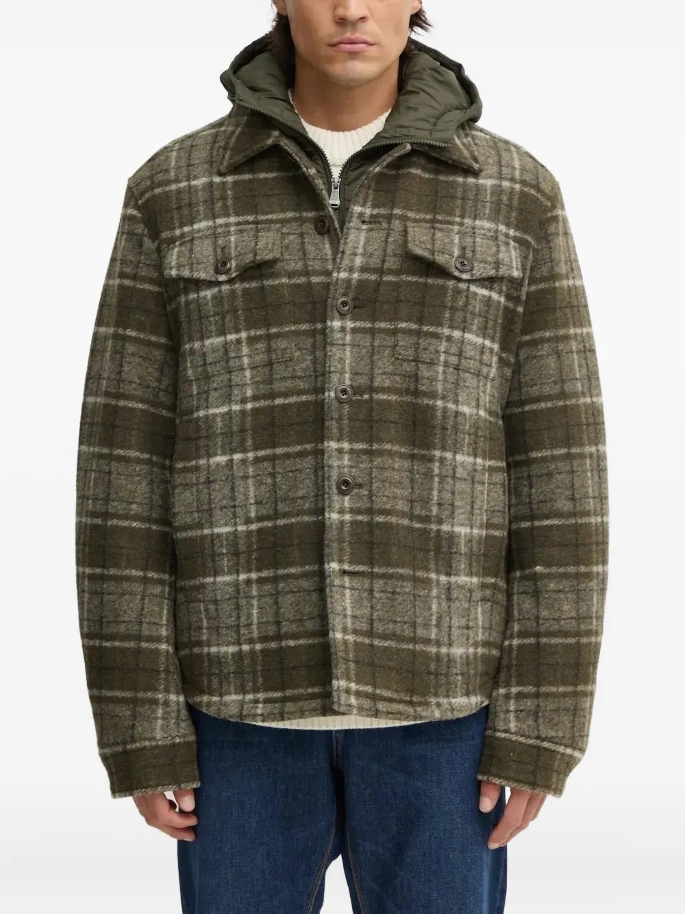 Клетчатая куртка с капюшоном Joop!, зеленый
Клетчатая куртка с капюшоном Joop!, зеленый