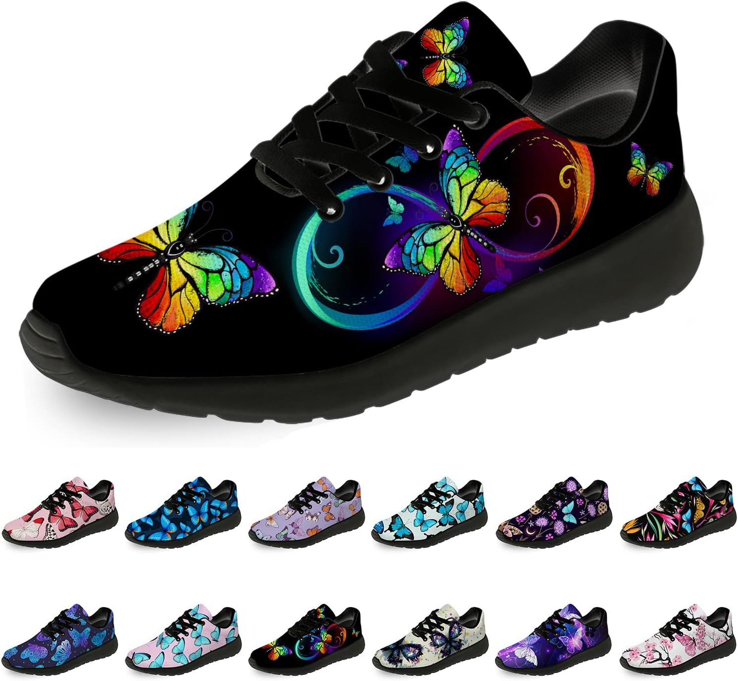 Кроссовки с бабочками для женщин и мужчин, легкие для бега, прогулок и тенниса, женские и мужские кеды, обувь с бабочками, подарки Horethy, 0399rainbow
Кроссовки с бабочками для женщин и мужчин, легкие для бега, прогулок и тенниса, женские и мужские кеды, обувь с бабочками, подарки Horethy, 0399rainbow